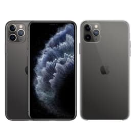 Pack iPhone 11 Pro + Apple Hoesje (Transparant) - 64GB - Spacegrijs - Simlockvrij