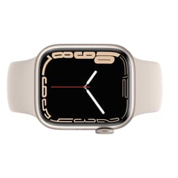 Apple Watch Series 7 (2021) GPS + Cellular 41 mm - Aluminium Sterrenlicht - Sportbandje Sterrenlicht