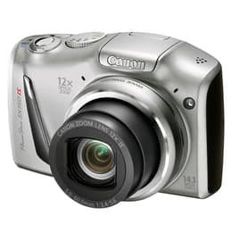 Compactcamera PowerShot SX160 IS - Grijs + Canon Zoom Lens 12X IS 28–336mm f/3.4-5.6 f/3.4-5.6
