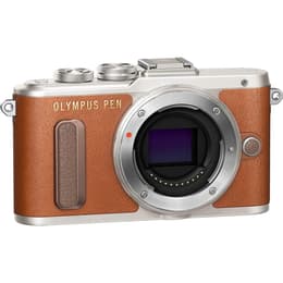 Hybride camera Olympus PEN E-PL8 Allen Body - Bruin/Zilver