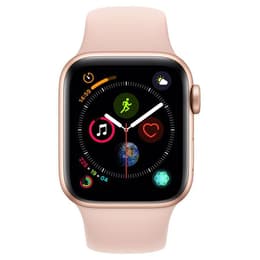 Apple Watch Series 4 (2018) GPS 40 mm - Aluminium Goud - Sportbandje Roze