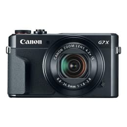 Compactcamera PowerShot G7X Mark II - Zwart + Canon Canon Zoom Lens 4.2x IS 8,8-36,8mm f/1.8-2.8 f/1.8-2.8