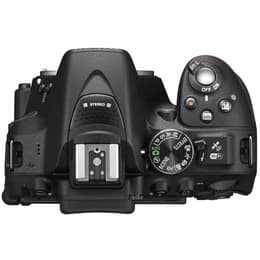 Reflex D5300 - Zwart + Nikon Nikon AF-P DX Nikkor 18-55mm f/3.5-5.6G VR f/3.5-5.6