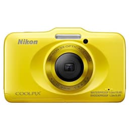 Compactcamera Coolpix S31 - Geel + Nikon Nikkor 3x 29-87mm f/3.3-5.9 f/3.3-5.9