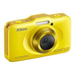 Compactcamera Coolpix S31 - Geel + Nikon Nikkor 3x 29-87mm f/3.3-5.9 f/3.3-5.9