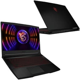 MSI Thin GF63 12VE 15" Core i5 2 GHz - SSD 512 GB - 16GB - NVIDIA GeForce RTX 4050 AZERTY - Frans