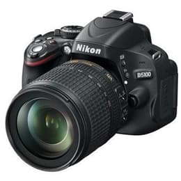 Reflex Nikon D5100 - Zwart + Lens Nikon 18-105mm f/3.5-5.6G