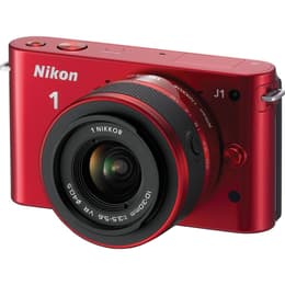 1 J1 - Rood + Nikon 1 Nikkor 10-30mm f/3.5-5.6 VR + 1 Nikkor VR 30-110mm f/3.8-5.6 f/3.5-5.6 + f/3.8-5.6
