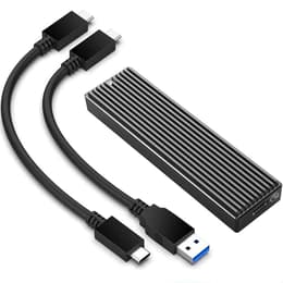 Orico 2230 2242 2260 2280 M.2 NVMe Enclosure with 960 GB SSD - USB-C/A Cables included Externe harde schijf - SSD 960 GB USB-A