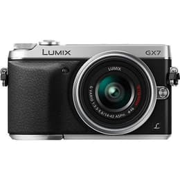 Lumix DMC-GX7 - Zwart + Panasonic Panasonic Lumix G Vario 14-42mm f/3.5-5.6 ASPH f/3.5-5.6