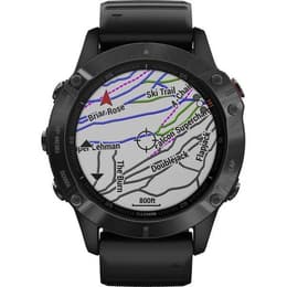 Horloges Garmin Cardio GPS Fenix 6 Sapphire - Zwart