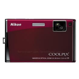 Compactcamera CoolPix S60 - Rood + Nikon Nikkor Optical Zoom 33-165 mm f/3.8-4.8 f/3.8-4.8