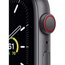 Apple Watch Series SE 1 (2020) GPS + Cellular 44 mm - Aluminium Spacegrijs - Sportbandje Sterrenlicht