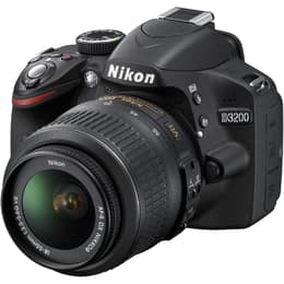 Reflex D3200 - Zwart + Nikon AF-S DX Nikkor 18-55mm f/3.5-5.6G VR II f/3.5-5.6