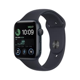 Apple Watch (Series SE) 2022 GPS + Cellular 40 mm - Aluminium Zwart - Sportbandje Zwart