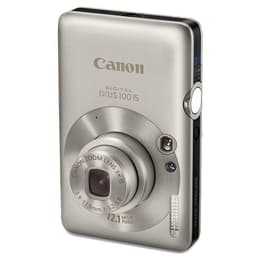 Compactcamera Digital IXUS 100 IS - Grijs + Canon Zoom Lens 3X 33-100mm f/3.2-5.8 f/3.2-5.8