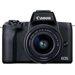 Andere EOS M50 - Zwart + Canon EF-M 15-45mm f/3.5-6.3 IS STM + EF-M 55-200mm f/4.5-6.3 IS STM f/3.5-6.3 + f/4.5-6.3