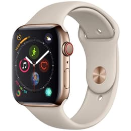 Apple Watch (Series SE) 2020 GPS 40 mm - Aluminium Goud - Sportbandje Roze