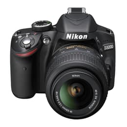 Reflex D3200 - Zwart + Nikon AF-S DX Nikkor 18-55mm f/3.5-5.6G VR f/3.5-5.6
