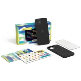 Pakket iPhone 12 - Zwart + Hoesje (Zwart) - 128GB - Simlockvrij