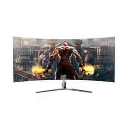 34-inch Hkc NB34C 3440 x 1440 LCD Beeldscherm Wit