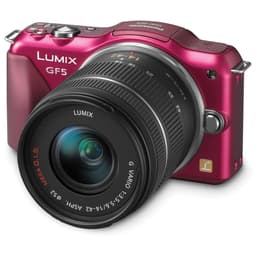 Lumix DMC-GF5 - Roze + Lumix Lumix G 14 - 42 mm f- 3.5 - 5.6 f/3.5-5.6