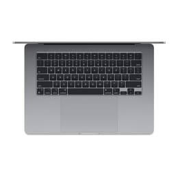 MacBook Air 15" (2023) - Apple M2 met 8‑core CPU en 10-core GPU - 8GB RAM - SSD 256GB - QWERTY - Nederlands