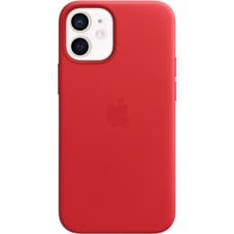 Apple Leren hoesje iPhone 12 mini Leren hoesje - Leer Rood