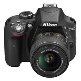 Spiegelreflexcamera D3300 - Zwart + Nikon Nikon AF-S DX Nikkor 18-55mm f/3.5-5.6G II f/3.5-5.6