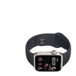 Apple Watch Series SE 2 (2022) GPS 44 mm - Aluminium Sterrenlicht - Sportbandje Zwart