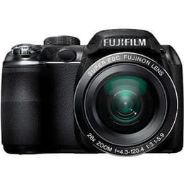 Compactcamera FinePix S3400 - Zwart + Fujifilm Super EBC Fujinon Lens 28X Zoom 24-672mm f/3.1-5.9 f/3.1-5.9