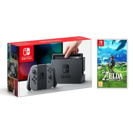Switch 32GB - Grijs + Zelda Breath Of The Wild