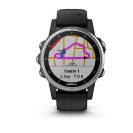 Horloges Garmin Cardio GPS Fēnix 5S Plus - Zwart/Zilver