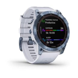 Garmin Fenix 7X Sapphire Solar Bluetooth 51 mm - Blauw