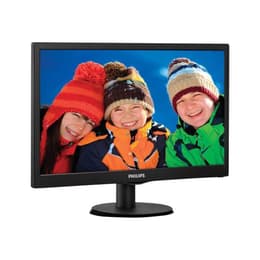 19,5-inch Philips V-line 203V5LSB26 1600 x 900 LCD Beeldscherm Zwart