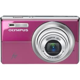 Compactcamera LENS FE-5010 - Roze + Olympus AZ ZOOM 6.3-31.5mm 1:3.5-5.6 f/3.5-5.6
