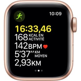 Apple Watch Series SE 1 (2020) GPS 40 mm - Aluminium Goud - Sportbandje Sterrenlicht