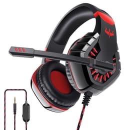 OV-P40 gaming Hoofdtelefoon - bedraad microfoon Zwart/Rood