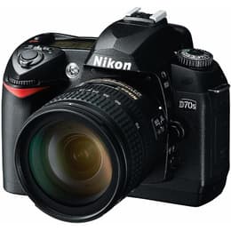 Reflex D70 - Zwart + Réflex AF-S Nikkor DX 18-105mm f/3.5-5.6G ED f/3.5-4.5