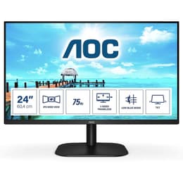 24-inch Aoc 24B2XH/EU 1920 x 1080 LCD Beeldscherm Zwart