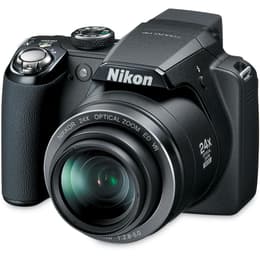 Bridge - Nikon Coolpix P90 Zwart + Lens Nikon Nikkor 24X Wide Optical Zoom ED VR 4.6-110.4mm f/2.8-5