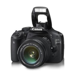 Reflex EOS 550D - Zwart + Canon Canon Zoom Lens EF-S 18-55mm f/3.5-5.6 f/3.5-5.6