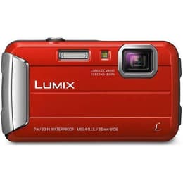 Compactcamera Panasonic Lumix DMC-FT25 - Rood + Lens Panasonic Lumix DC Vario ASPH