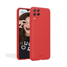 Hoesje Galaxy A22 4G - Silicone - Rood