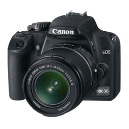 Spiegelreflexcamera EOS 1000D - Zwart + Canon EF-S 18-55mm f/3.5-5.6 II f/3.5-5.6