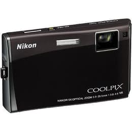 Compactcamera CoolPix S60 - Zwart + Nikon Nikkor Optical Zoom 33-165 mm f/3.8-4.8 f/3.8-4.8