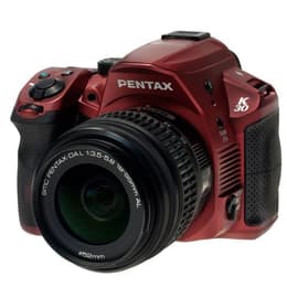 Reflex Pentax K30 - Rood + Lens Pentax 18-55mm f/3.5