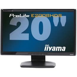 20-inch Iiyama ProLite E2008HDS 1600 x 900 LCD Beeldscherm Zwart