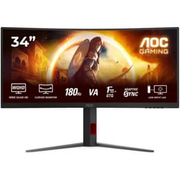 34-inch Aoc CU34G4 3440 x 1440 LED Beeldscherm