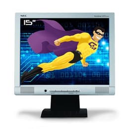 15-inch Ecran PC Pro 15", NEC AccuSync ASLCD52VM-BK LCD TFT VGA 1024x768 75Hz Inclinable 1024 x 768 LCD Beeldscherm Grijs